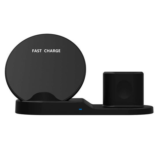 Charge your Phone effortlessly with our 3-in-1 Wireless Charger. Smart, fast, and safe charging. No clutter, auto power-off feature. Buy now!