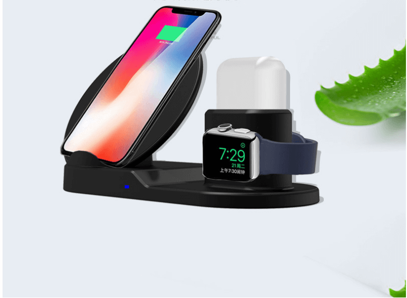 Charge your iPhone effortlessly with our 3-in-1 Wireless Charger. Smart, fast, and safe charging. No clutter, auto power-off feature. Buy now!